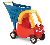 Little Tikes Cozy Shopping Cart - Imaginary Grocery Shopping for Kids - Playset for Toddlers - Red/Yellow