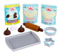 little tikes Creative Chefs Cookie Kit with Special Make-It! Mix Play Sand,11 Accessories, Realistic Pretend Play Cookie Baker Set, for Boys and Girls, Ages 3+