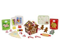 Little Tikes Creative Chefs Gingerbread House Kit - Comes with Make It Mix and 22 Realistic Accessories, Pretend Play Cooking Set, NOT EDIBLE, Suitable for Boys and Girls Ages 3+ Years