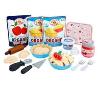 Little Tikes Creative Chefs Pie Kit - with Make-It Mix Play Sand, 22 Accessories, Realistic Pretend Play Pie Maker, NOT EDIBLE, Suitable for Boys and Girls Ages 3+