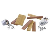 little tikes Creative Construction Wood, Nails, & Screws Bundle - Includes 9 Refill Items, Pretend Play Construction Set, Suitable for Boys and Girls Ages 3+ Years