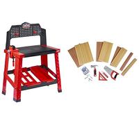 Little Tikes Creative Construction Workbench - Includes 15+ Accessories, Pretend Play Construction Set, Suitable for Boys and Girls Ages 3+ Years