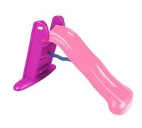 Little Tikes Easy Store Large Slide - Playset for Indoor or Outdoor Use - Durable, Stable, Kid-Safe - Folds for Easy Travel & Storage - Pink