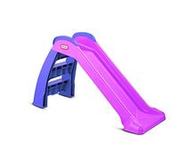 Little Tikes First Slide - Playset for Indoor or Outdoor Use. Garden Toy and Outdoor Activity for Kids, Durable, Stable, Kid-Safe. Pink & Purple Garden Toy. For Ages 18 Months+
