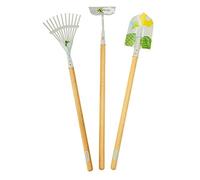 Little Tikes Growing Garden Large Tool Set - Outdoor Fun for Toddlers - Educational & Active Play - Includes Garden Hoe, Rake & More - Ages 3+ Years