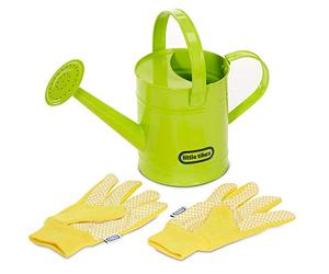 Little Tikes Growing Garden Watering Can & Gloves - Lightweight & Durable - Outdoor Fun for Toddlers - Educational & Active Play - Ages 3+ Years,30 x 13 x 21 cm
