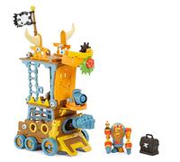 Little Tikes Kingdom Builders - Wreckin Roller Featuring Bashers Leader Captain Cannonblast with 25+ Roller Pieces Including Dropping Balcony, Shooting Iron Fist, Cannon & Many More - Kids Ages 3+