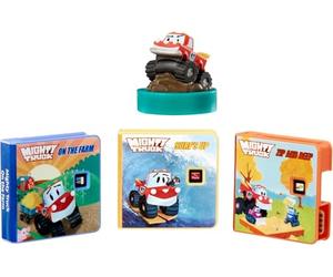 Little Tikes Mighty Truck Collection for Story Dream Machine - 3 Stories & 1 Character, Storytime Books with Audio Play Character, For Boys and Girls Ages 3+