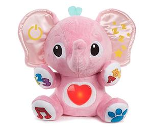 Little Tikes My Buddy Lalaphant Plush Toy - Grows with Baby 6 to 24 Months - Fun Textures, Cuddles, and Tickles - Teaches Alphabet, Counting, and More - Over 200 Songs, Sounds, and Phrases