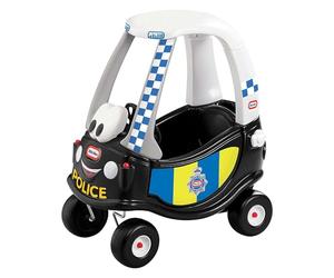 Little Tikes Patrol Police Cozy Coupe - Ride-On Buggy Toy for Toddlers - With Working Door, Removable Floor & Horn - Encourages Creative Play - For Ages 18 Months to 5 Years