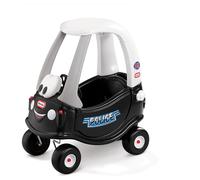 little tikes Patrol Police Car - Cozy Coupe Ride-On Buggy Toy for Toddlers, with Working Doors & Horn, Removable Floor, Encourages Creative Play, Suitable for Ages 18 Months to 5 Years