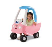 Little Tikes Princess Cozy Coupe Car - Ride-On with Real Working Horn, Clicking Ignition Switch, & Fuel Cap