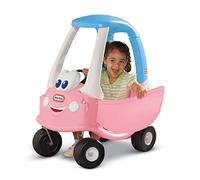 Little Tikes Princess Cozy Coupe Car - Ride-On with Real Working Horn, Clicking Ignition Switch, & Fuel Cap