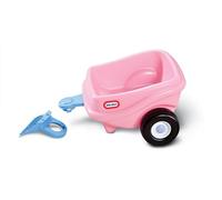 little tikes Princess Cozy Coupe Trailer - Toy Trailer for Children, Encourages Creative Play, Suitable for Ages 3 to 10 Years, Pink