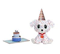 little tikes Rescue Tales Present Surprise Plush - Dalmation - Self-Entertaining Pet Dog Toy - Collectable - With Collar, Party Hat, & More - Great Gift For Kids Ages 3+