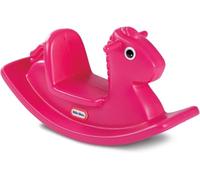 Little Tikes Rocking Horse - Active Play for Toddlers - Easy grip handles & Stable Saddle for Safety - Durable Build - Magenta