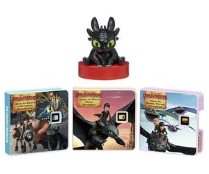 little tikes Story Dream Machine Story Collection - DreamWorks How to Train Your Dragon Toothless Collection - 3 Storytime Books and 1 Audio Play Figure - for Toddlers and Children from 3 Years