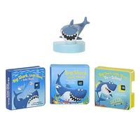 little tikes Story Dream Machine Story Collection - The Big Shark, Little Shark Collection - 3 Storytime Books and 1 Audio Play Character - For Toddlers and Kids, Toy For Girls and Boys Ages 3+ years