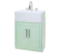 Little Tikes Sweet Spaces Modular Kitchen Sink - Sea Foam Toy Sink with Working Faucet and Storage Cabinet, Water Activities for Children Ages 3+ Years