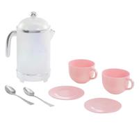 Little Tikes Sweet Spaces Tea Set, Pink, Play Kitchen Cookware, Boys and Girls Ages 3+ Years