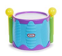 Little Tikes Tap-A-Tune Drum - 2 Ways to Play - Ideal First Instrument - Promotes Hand-Eye Coordination & Fine Motor Skills,9.25 L x 9.25 W x 6.30 H Inches