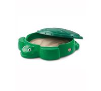 little tikes Turtle SandBox-Sandpit for Garden Games Safe & Portable Summer Toy, Paddling Pool and Outdoor Storage Box Encourages Creative Play Garden Toy for kids Aged 12 Months+