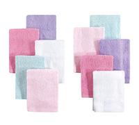 Little Treasure 10 Piece Luxuriously Soft Washcloths, Pink Lilac, One Size