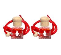 Little Trees Air Freshener Bottle LTBZ6 Passion Fragrance For Car Home Boat Caravan - Double Pack, White with blue cap
