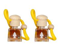 Little Trees Air Freshener Bottle LTBZ9 Vanilla Fragrance For Car Home Boat Caravan - Double Pack, white
