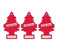 Little Trees Air Freshener Tree LTZ083 Cinnamon Apple Fragrance For Car Home Boat Caravan - Triple Pack