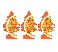 Little Trees Air Freshener Tree LTZ084 Orange Juice Fragrance For Car Home Boat Caravan - Triple Pack