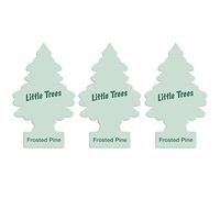 Little Trees Air Freshener Tree LTZ088 Frosted Pine Fragrance For Car Home Boat Caravan - Triple Pack