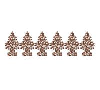Little Trees Air Freshener Tree LTZ089 Cafe Fragrance For Car Home Boat Caravan - Triple Pack (Pack of 2)