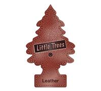 Little Trees Air Freshener Tree MTR0016 Leather Fragrance For Car Home Boat Caravan - Single Pack, Brown