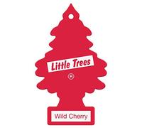 Little Trees Air Freshener Tree MTR0035B Wild Cherry Fragrance For Car Home Boat Caravan - 24 Pack