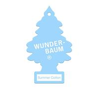 Little Trees Air Freshener Tree MTR0068 Summer Cotton Fragrance For Car Home Boat Caravan - Single Pack