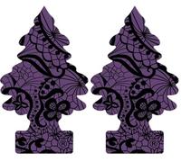 Little Trees Air Freshener Tree MTR0075 Midnight Chic Fragrance For Car Home Boat Caravan - Single Pack (Pack of 2)