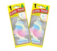 LITTLE TREES Car Air Freshener Twin Pack - Cotton Candy