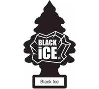 Little Trees Hanging Car And Home Air Freshener, Black Ice (Pack Of 3)