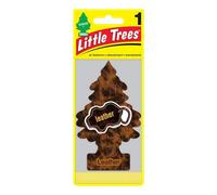 LITTLE TREES Car Air Freshener | Hanging Paper Tree for Home or Car | Leather | 3 Pack