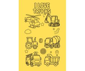 Little Truckers. Big Coloring.