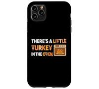 Little Turkey in the Oven Funny Thanksgiving Pregnancy Girl Case for iPhone 11 Pro Max