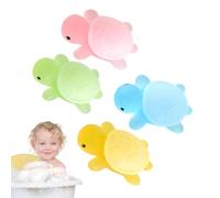 Little Turtle Handmad Eessential Oil Soap, Natural Ingredients Children's Soaps, 4 Pieces Turtle Shape Creative Cute Soap, Natural Mild Body Wash For Boys And Girls, Home Bathroom Use