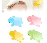 Little Turtle Handmade Essential Oil Soap, 4PCS Cute Mini Turtle Moisturizing Bath Bar, Natural Fragrance & Gentle Cleanser for Hands & Face, Ideal Kids Gift & Home Hygiene (Mixed 4Pcs)