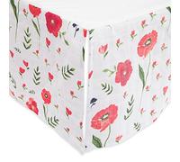 Little Unicorn Cotton Muslin Crib Skirt - Summer Poppy