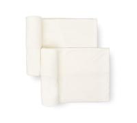 Little Unicorn Large Stretch Knit Swaddle Blanket 2 Pack| Super Soft with Optimal Stretch for swaddling | Giftable Set (White)