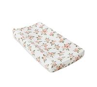 Little Unicorn Premium Changing Pad Cover | Extra Soft & Breathable Muslin Fabric (Watercolor Roses)