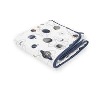 Little Unicorn | Premium Quality, 100% Cotton Muslin Quilt | Large 47"x47" "GiftBox" ( Planetary )