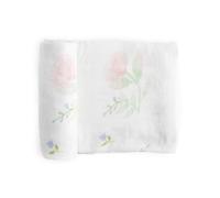 Little Unicorn | Premium Quality, Multi-Purpose, 100% Rayon made from Bamboo Deluxe Muslin Baby Swaddle Blanket | Single 47"x47" ( Pink Peony )