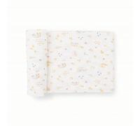 Little Unicorn Premium Stretch Knit Swaddle Blanket | Super Soft with Optimal Stretch & Breathability for swaddling (Rainbows)